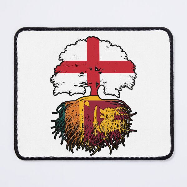 Item preview, Sri Lanka Sri Lankan English England Tree Roots Flag designed and sold by FlagX.