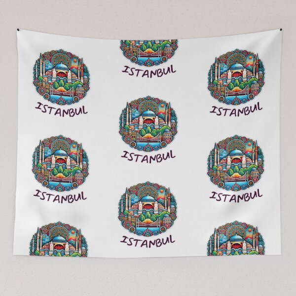 Item preview, Discover Istanbul: Unique Stickers Celebrating the City's Charm designed and sold by Psycho-Crazy.