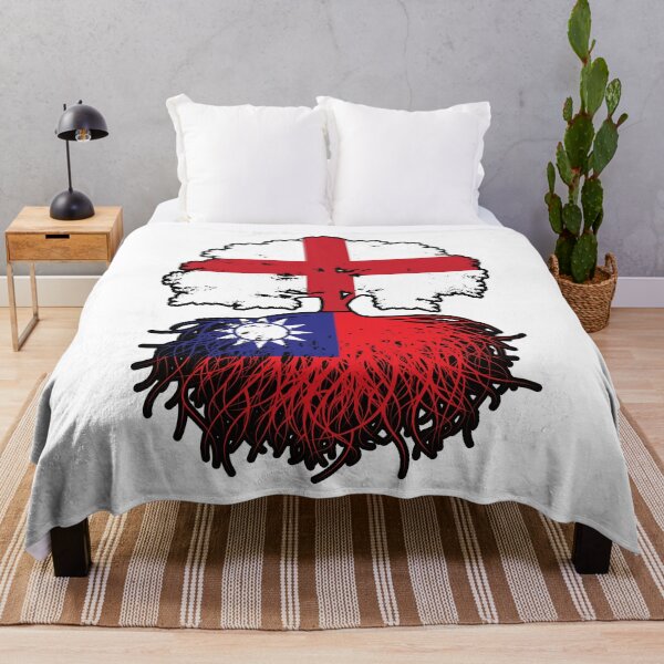 Item preview, Taiwan Taiwanese English England Tree Roots Flag designed and sold by FlagX.
