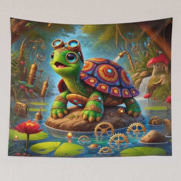 Item preview, Steampunk Painted Turtle designed and sold by Sillytoe.