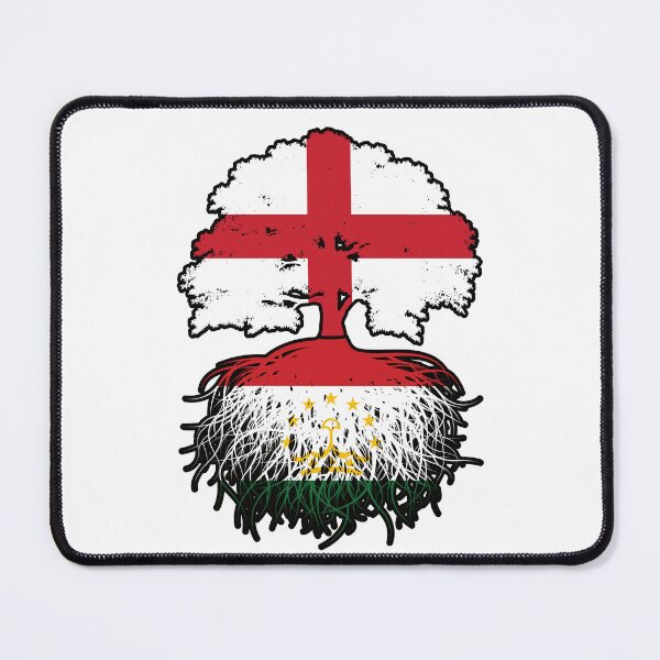 Item preview, Tajikistan Tajikistani English England Tree Roots Flag designed and sold by FlagX.