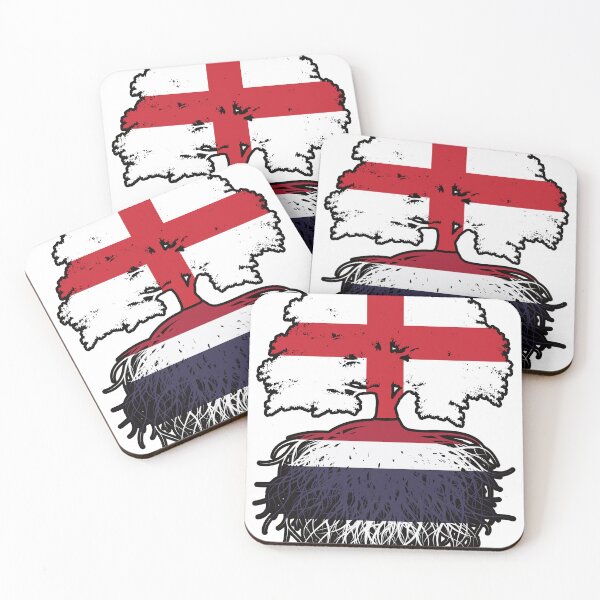 Item preview, Thailand Thai English England Tree Roots Flag designed and sold by FlagX.