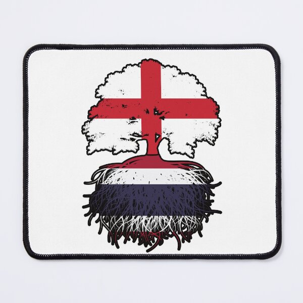 Item preview, Thailand Thai English England Tree Roots Flag designed and sold by FlagX.