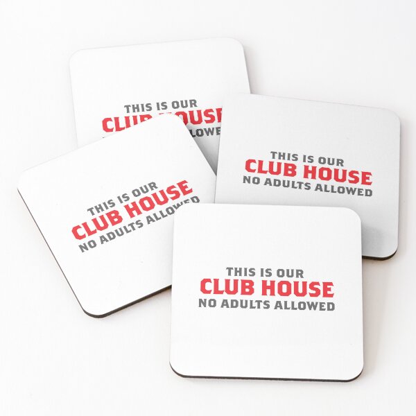 Item preview, This is our CLUB HOUSE no adults allowed sign designed and sold by jazzydevil.