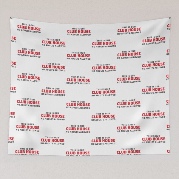 Item preview, This is our CLUB HOUSE no adults allowed sign designed and sold by jazzydevil.