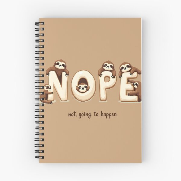 Artikelvorschau, Faultiere und Nope - Lustiges Design entworfen und verkauft von Fab-Haven.