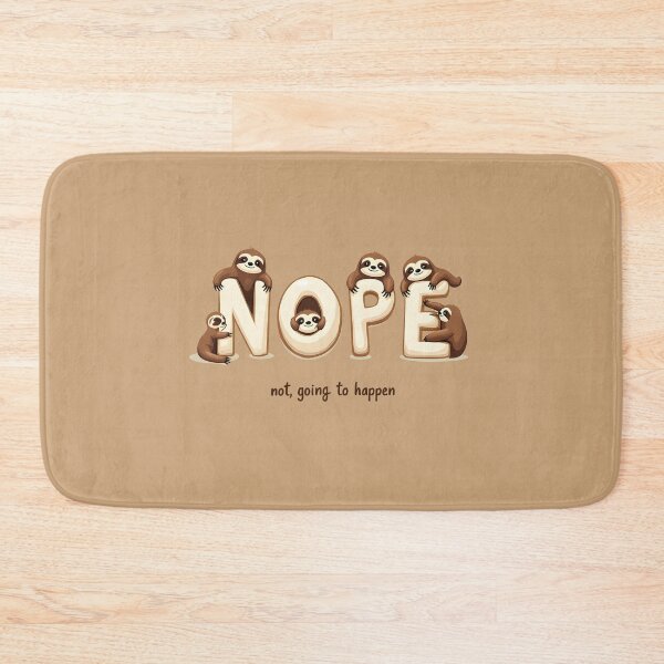 Artikelvorschau, Faultiere und Nope - Lustiges Design entworfen und verkauft von Fab-Haven.