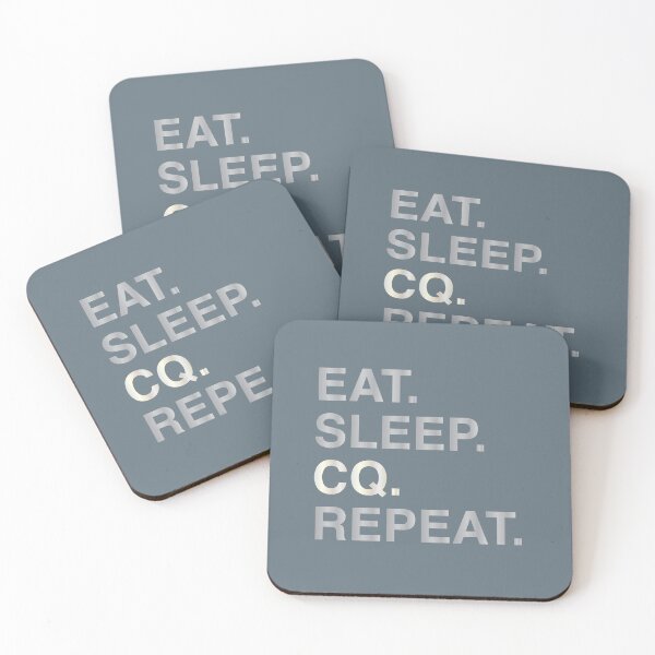 Item preview, Ham Radio Operator - Eat, Sleep, CQ, Repeat designed and sold by creativebeeshop.