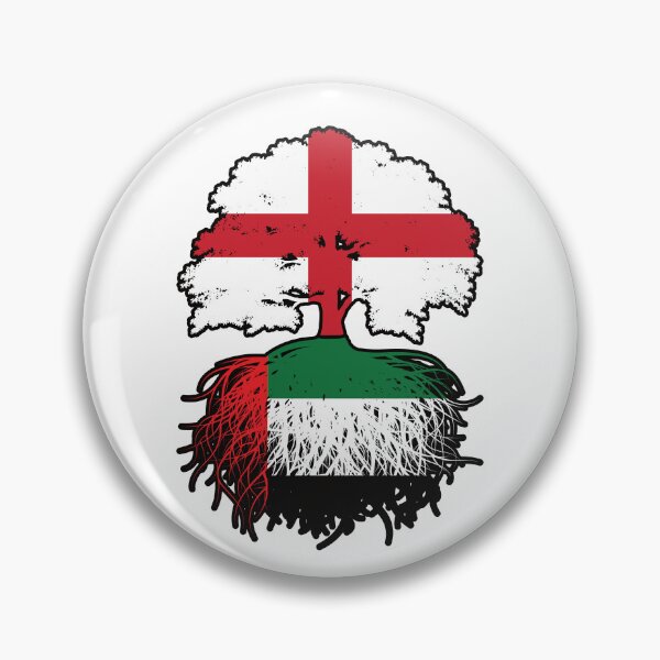 Item preview, United Arab Emirates Emirati English England Tree Roots Flag designed and sold by FlagX.