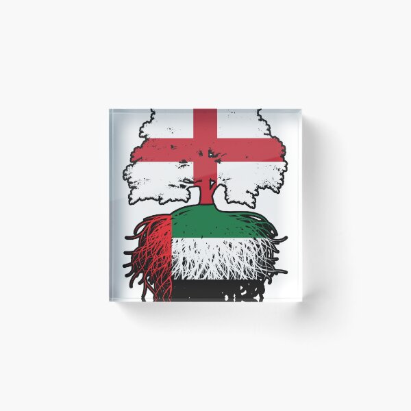 Item preview, United Arab Emirates Emirati English England Tree Roots Flag designed and sold by FlagX.