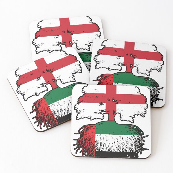 Item preview, United Arab Emirates Emirati English England Tree Roots Flag designed and sold by FlagX.