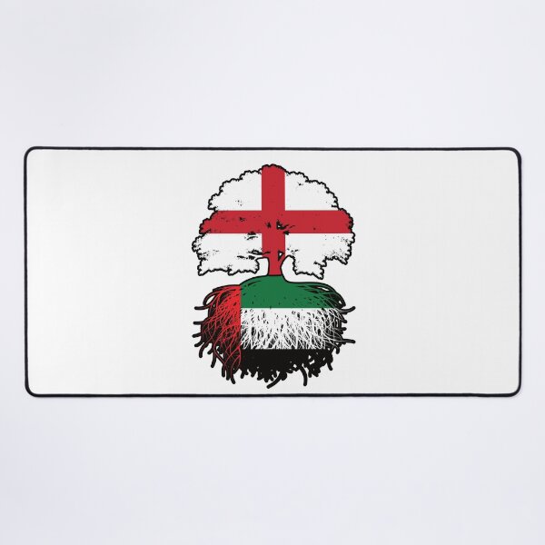 Item preview, United Arab Emirates Emirati English England Tree Roots Flag designed and sold by FlagX.