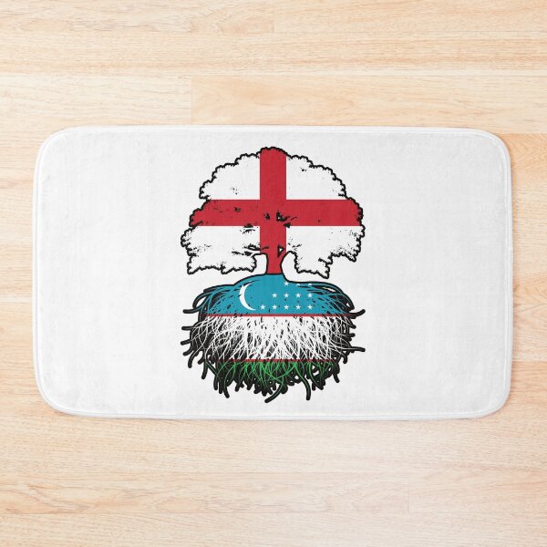 Item preview, Uzbekistan Uzbekistani English England Tree Roots Flag designed and sold by FlagX.