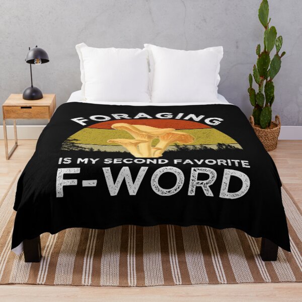 Item preview, Foraging Is My Second Favorite F-Word (Chanterelles) designed and sold by Cat Lady Designs.