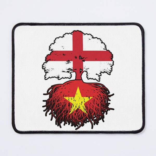 Item preview, Vietnam Vietnamese English England Tree Roots Flag designed and sold by FlagX.