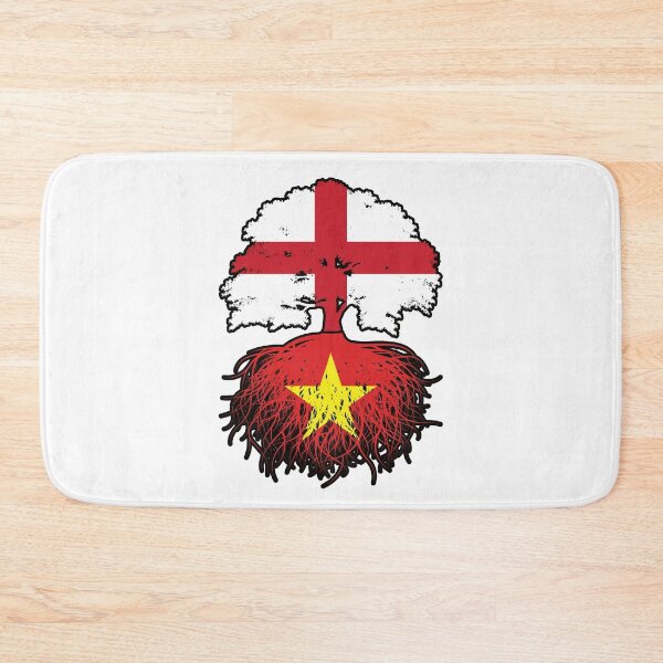 Item preview, Vietnam Vietnamese English England Tree Roots Flag designed and sold by FlagX.