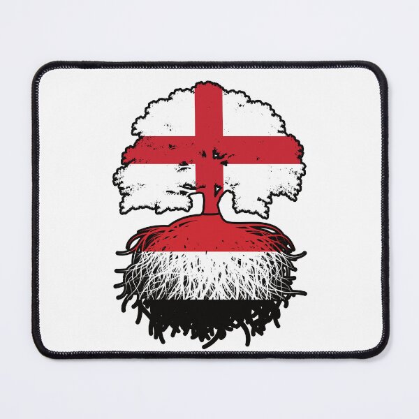 Item preview, Yemen Yemeni English England Tree Roots Flag designed and sold by FlagX.