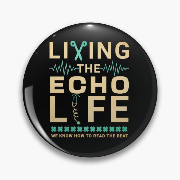 Item preview, Living The Echo Life Tech Echocardiography Technician Sonographer designed and sold by HosvPrint .s.