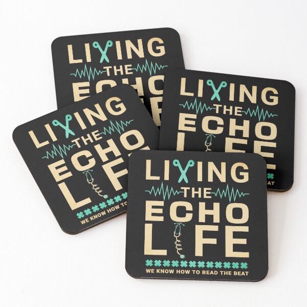 Item preview, Living The Echo Life Tech Echocardiography Technician Sonographer designed and sold by HosvPrint .s.