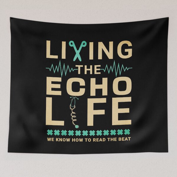 Item preview, Living The Echo Life Tech Echocardiography Technician Sonographer designed and sold by HosvPrint .s.