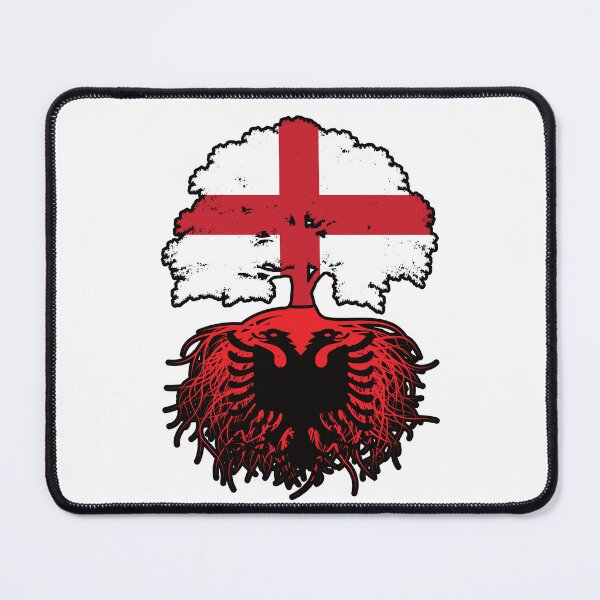 Item preview, Albania Albanian English England Tree Roots Flag designed and sold by FlagX.