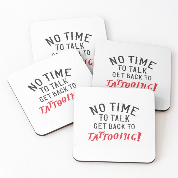 Item preview, No time to talk, get back to tattooing! designed and sold by jazzydevil.