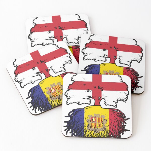 Item preview, Andorra Andorran English England Tree Roots Flag designed and sold by FlagX.