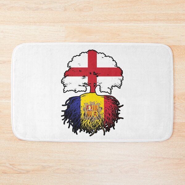 Item preview, Andorra Andorran English England Tree Roots Flag designed and sold by FlagX.