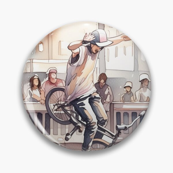 Item preview, BMX rider performs a trick before an audience, showcasing skill and agility. The crowd watches in anticipation designed and sold by homydesign.