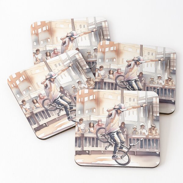Item preview, BMX rider performs a trick before an audience, showcasing skill and agility. The crowd watches in anticipation designed and sold by homydesign.