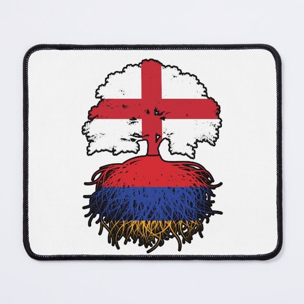 Item preview, Armenia Armenian English England Tree Roots Flag designed and sold by FlagX.