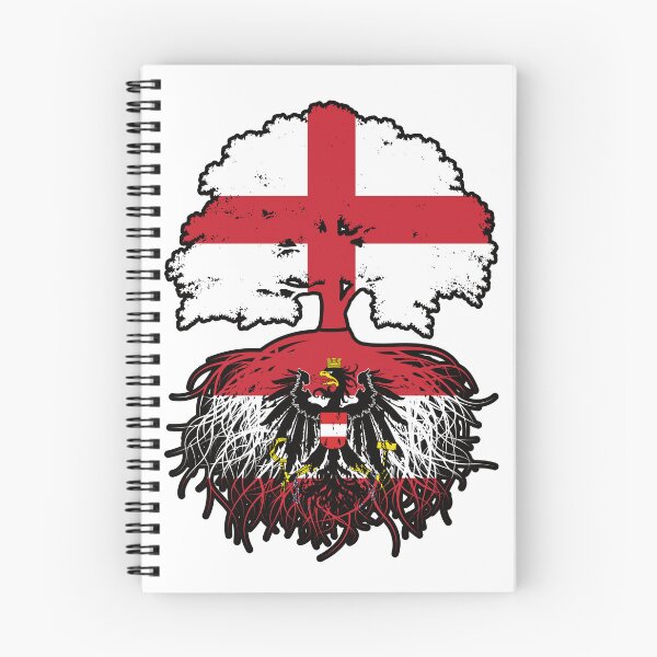 Item preview, Austria Austrian English England Tree Roots Flag designed and sold by FlagX.