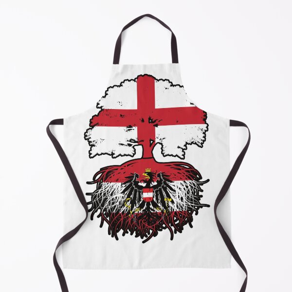 Item preview, Austria Austrian English England Tree Roots Flag designed and sold by FlagX.