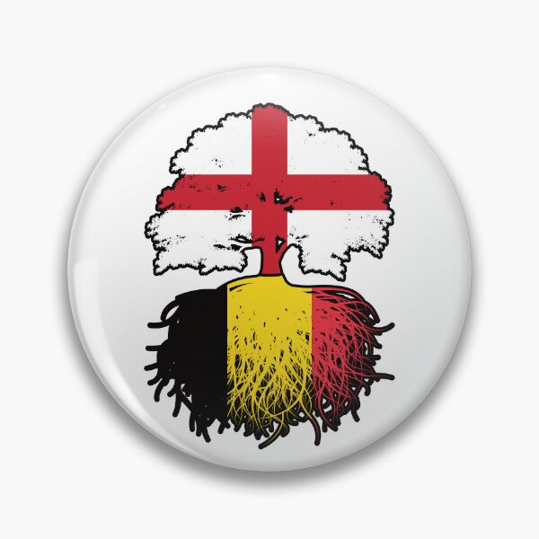 Item preview, Belgium Belgian English England Tree Roots Flag designed and sold by FlagX.
