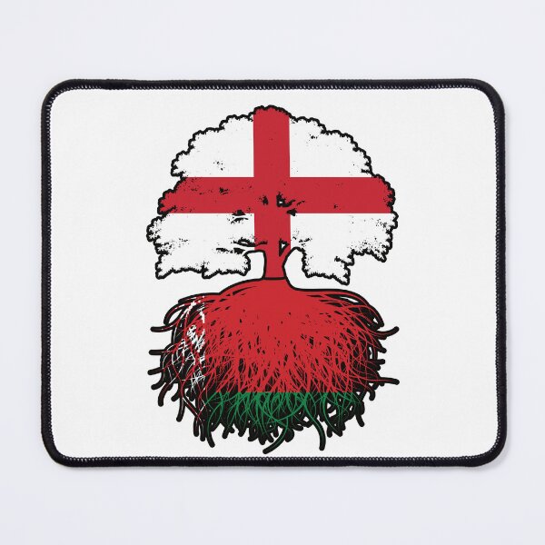 Item preview, Belarus Belarusian English England Tree Roots Flag designed and sold by FlagX.