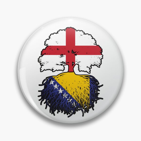 Item preview, Bosnia Bosnian English England Tree Roots Flag designed and sold by FlagX.