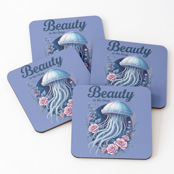 Item preview, Jellyfish and Roses - Marine Beauty designed and sold by Fab-Haven.