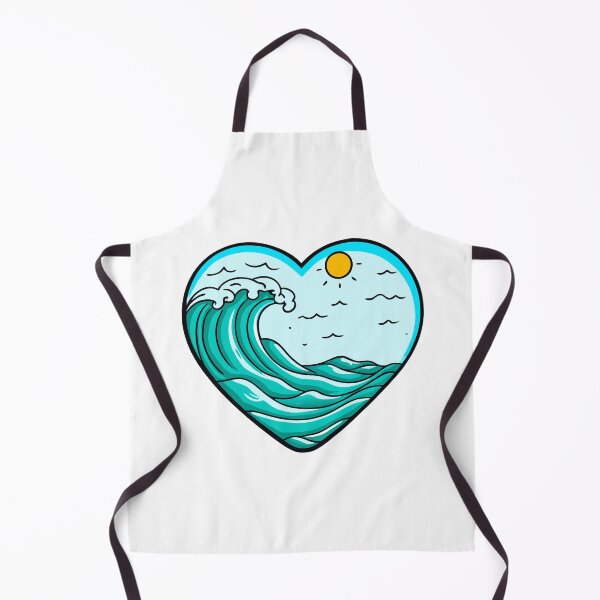Item preview, A Cute Heart of Love: Summer Ocean Waves Vibes designed and sold by Timegraf.
