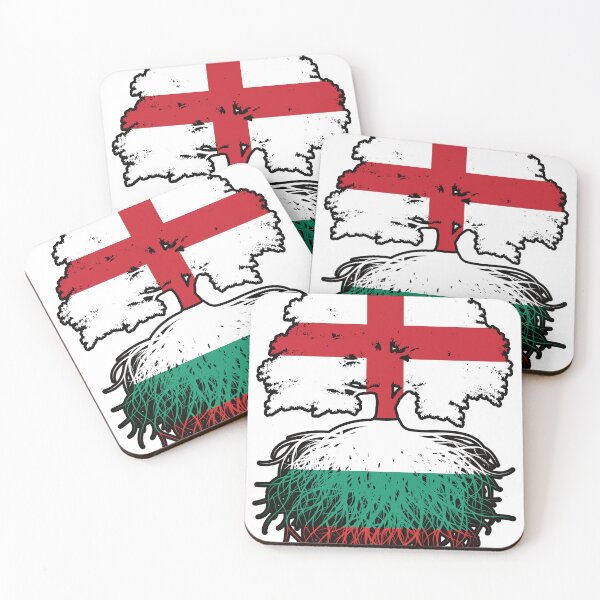 Item preview, Bulgaria Bulgarian English England Tree Roots Flag designed and sold by FlagX.