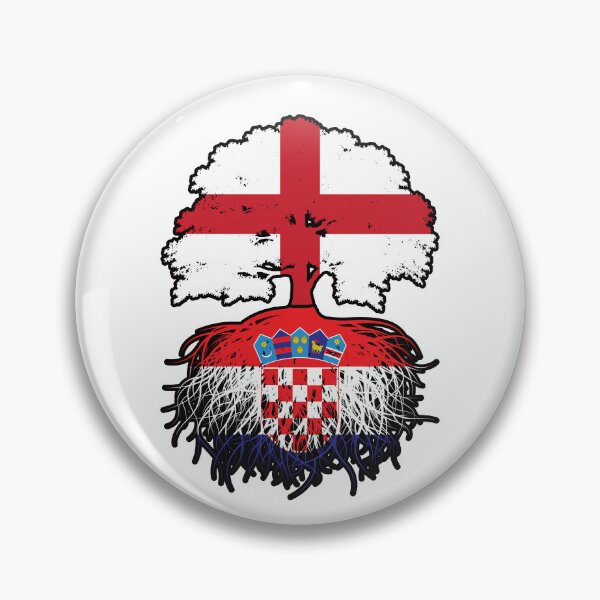 Item preview, Croatia Croatian English England Tree Roots Flag designed and sold by FlagX.
