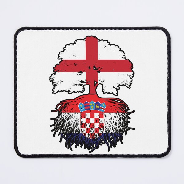Item preview, Croatia Croatian English England Tree Roots Flag designed and sold by FlagX.