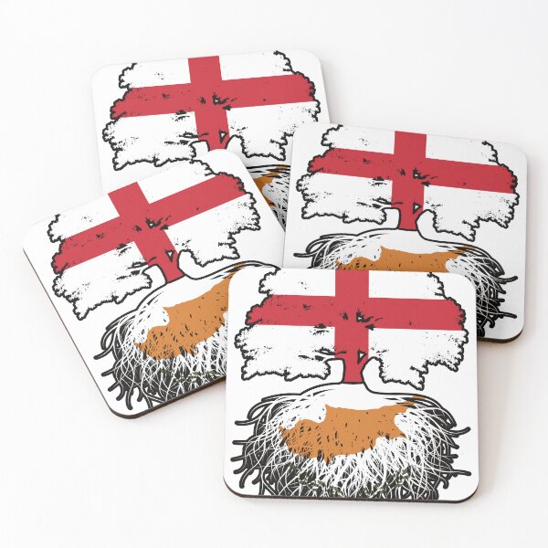 Item preview, Cyprus Cypriot English England Tree Roots Flag designed and sold by FlagX.