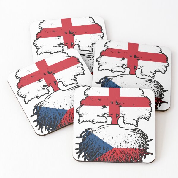 Item preview, Czech English England Tree Roots Flag designed and sold by FlagX.