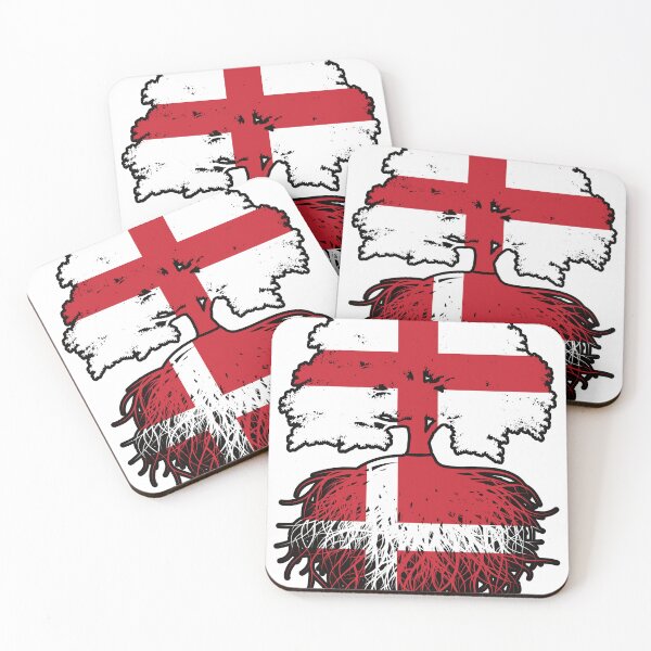 Item preview, Denmark Danish English England Tree Roots Flag designed and sold by FlagX.