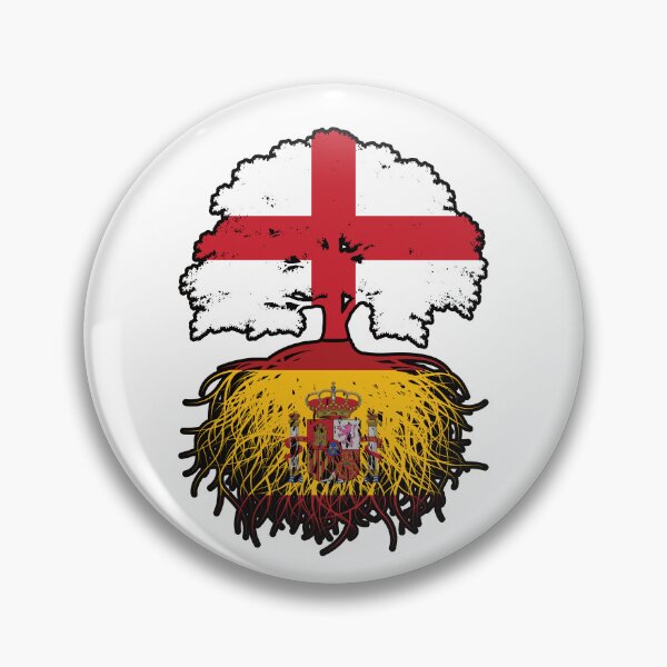 Item preview, Spain Spanish English England Tree Roots Flag designed and sold by FlagX.