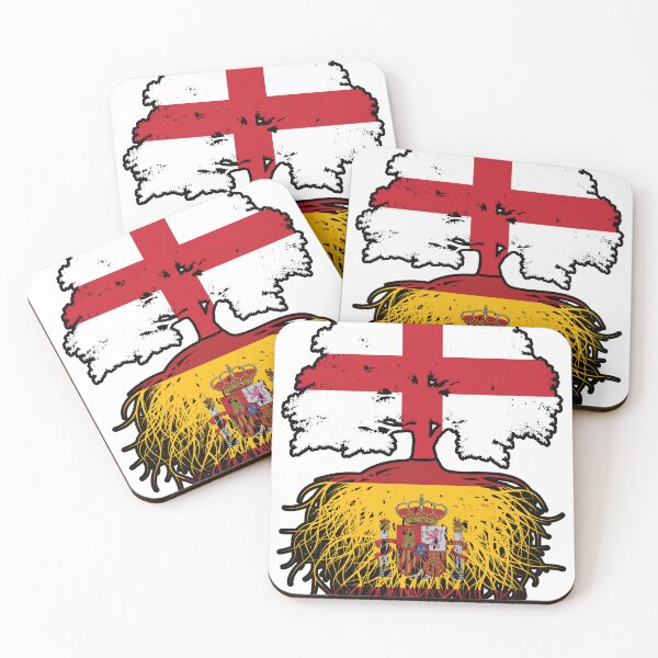 Item preview, Spain Spanish English England Tree Roots Flag designed and sold by FlagX.