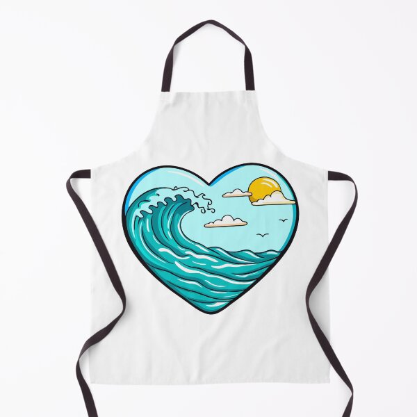 Item preview, A Cute Heart of Love: Summer Ocean Waves Vibes designed and sold by Timegraf.