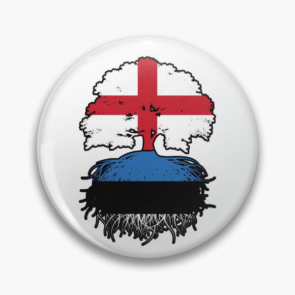 Item preview, Estonia Estonio Inglés Inglaterra Raíces de árboles Bandera designed and sold by FlagX.