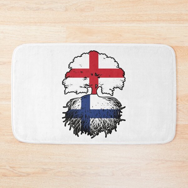 Item preview, Finland Finnish English England Tree Roots Flag designed and sold by FlagX.