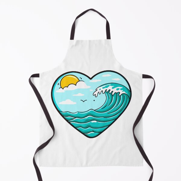 Item preview, A Cute Heart of Love: Summer Ocean Waves Vibes designed and sold by Timegraf.